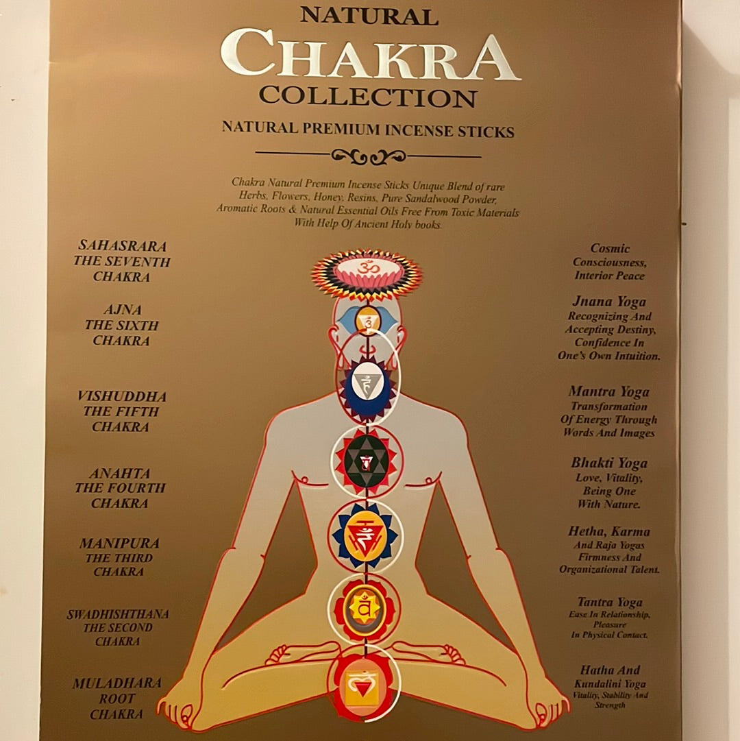 Coffret encens 7 chakras