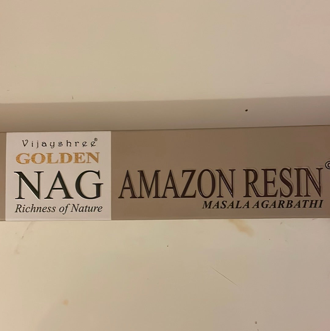 Encens golden nag Amazon résine