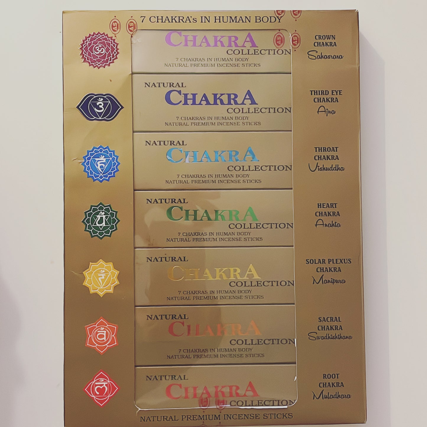 Coffret encens 7 chakras