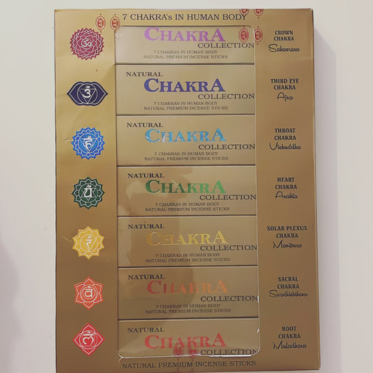 Coffret encens 7 chakras