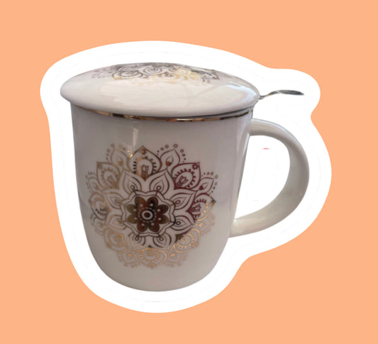 Mug mandala blanc