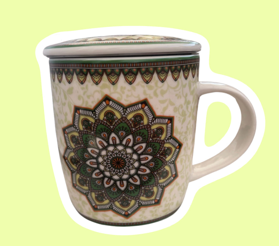 Mug mandala vert