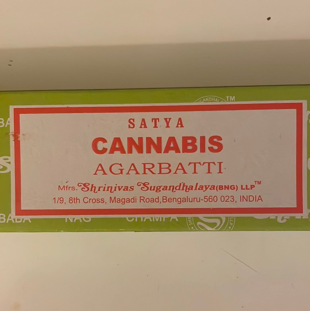 Encens satya parfum cannabis