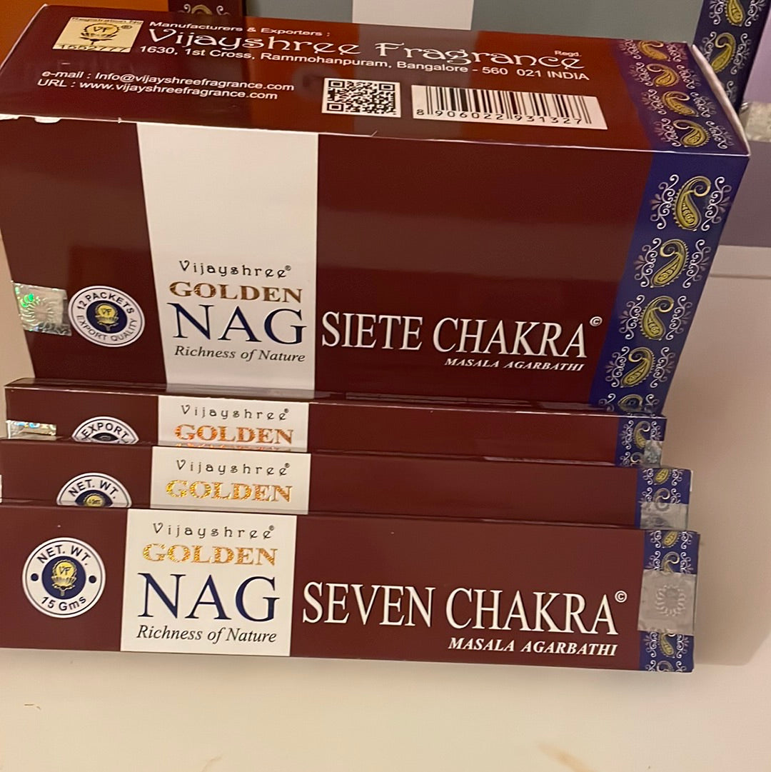 Encens nag seven chakra