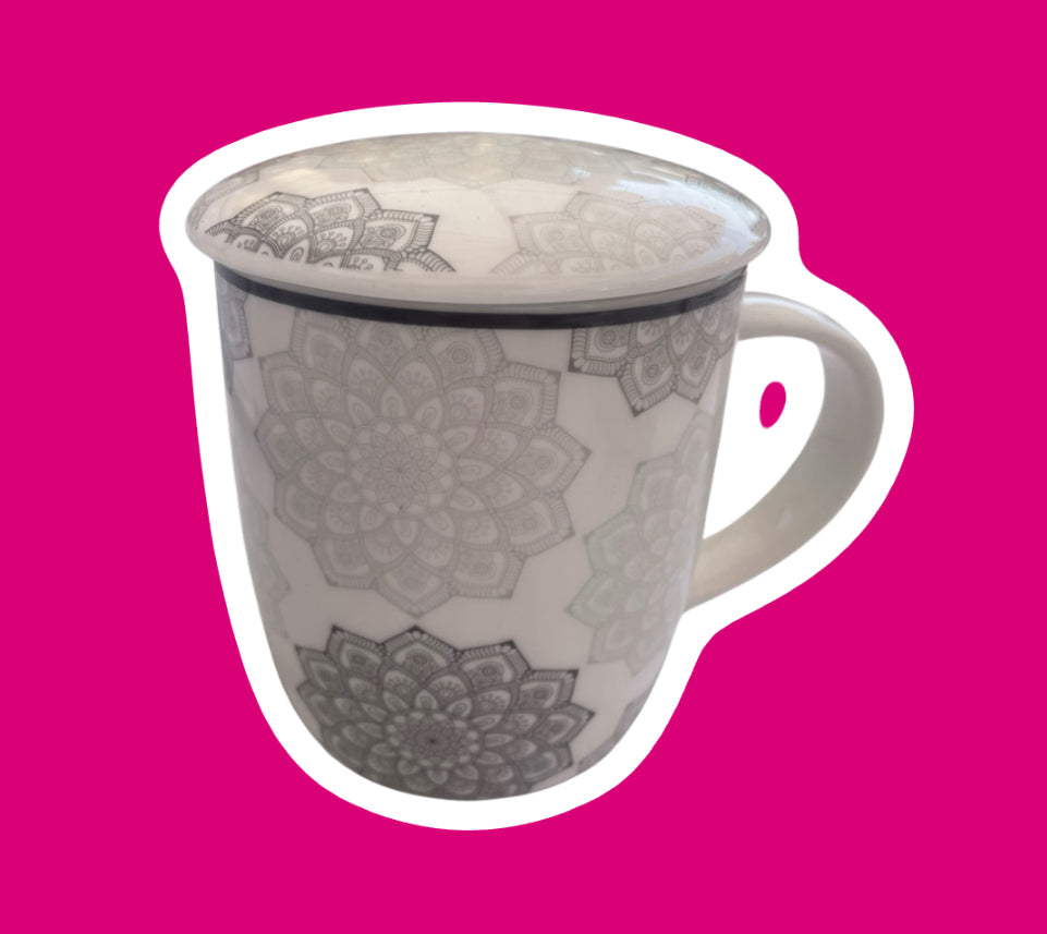 Mug mandala gris