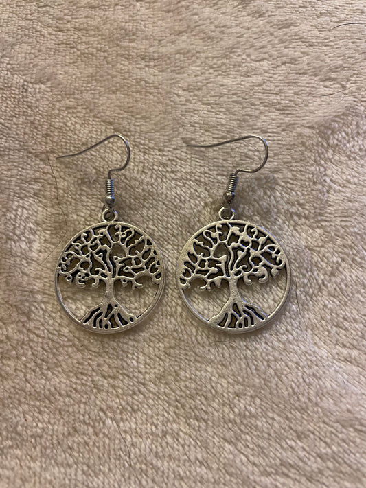 Boucle d’oreilles arbre de vie